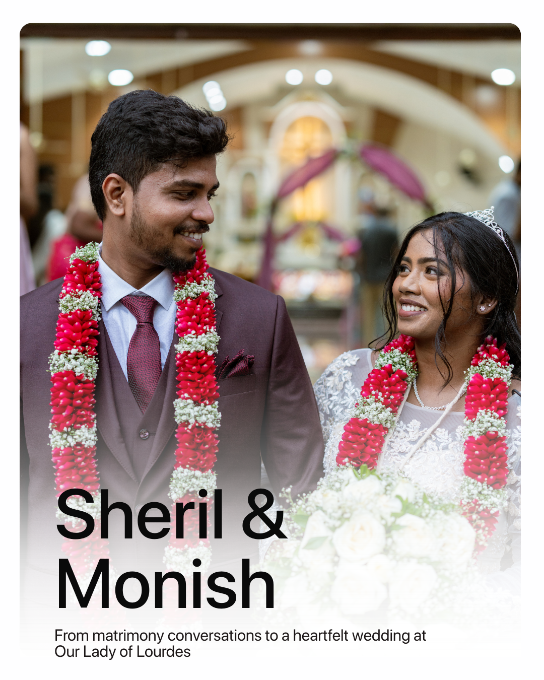 sheril and monish wedding album cover onetree